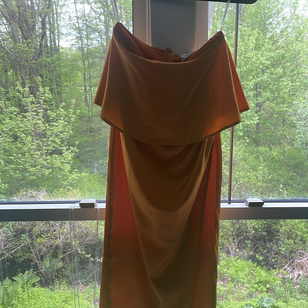 Lovers + Friends violet midi dress, brand new with tags, size xs, marigold color - Picture 4 of 5